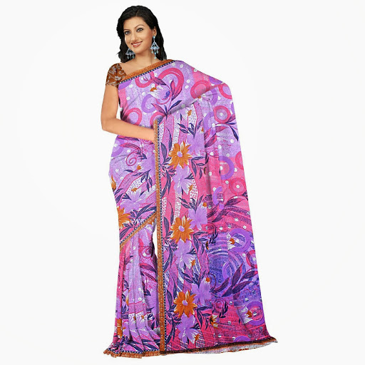 colorful pattern in saree