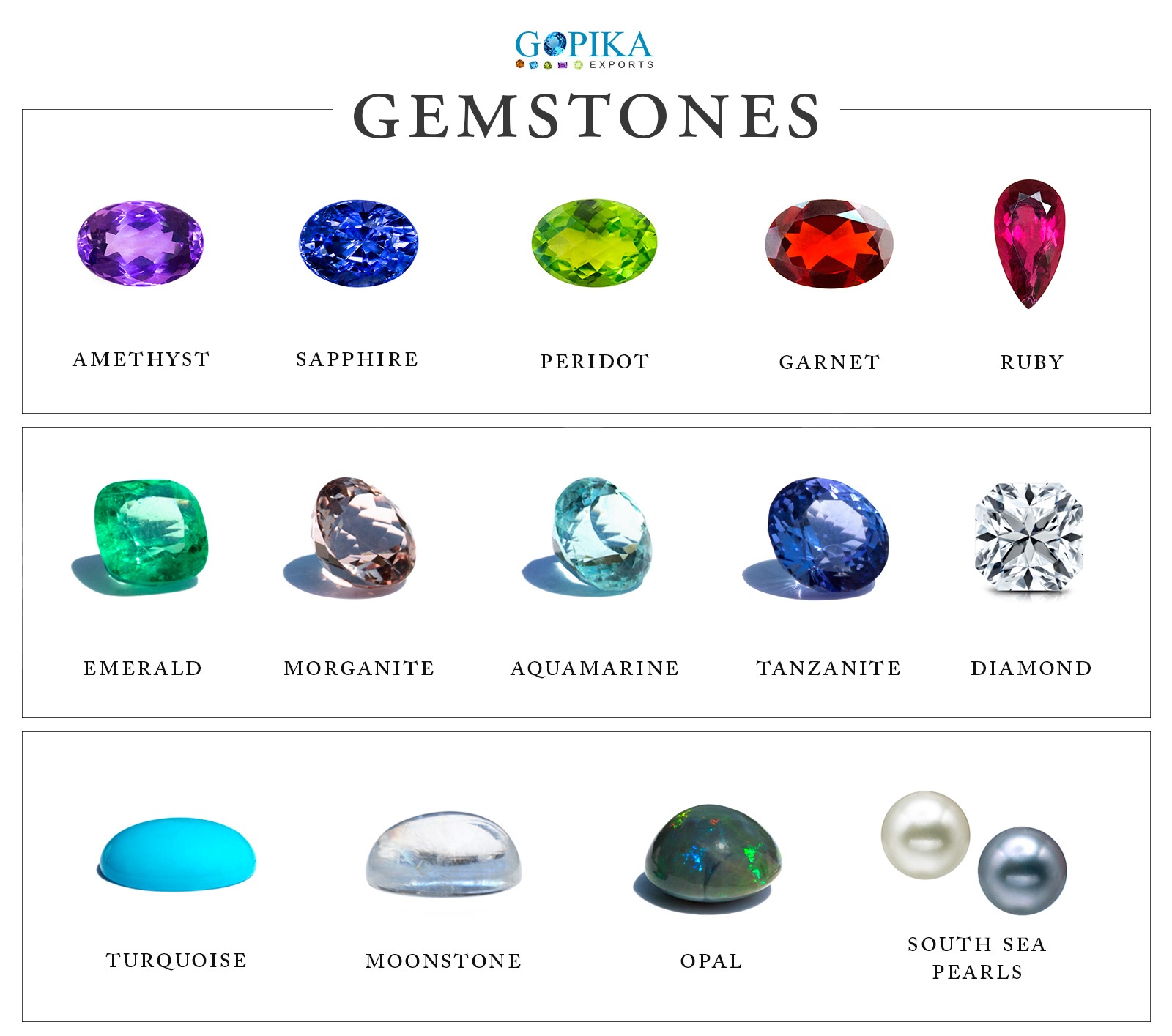 Wholesale Gemstones Online at Best Prices On Gopika Exports