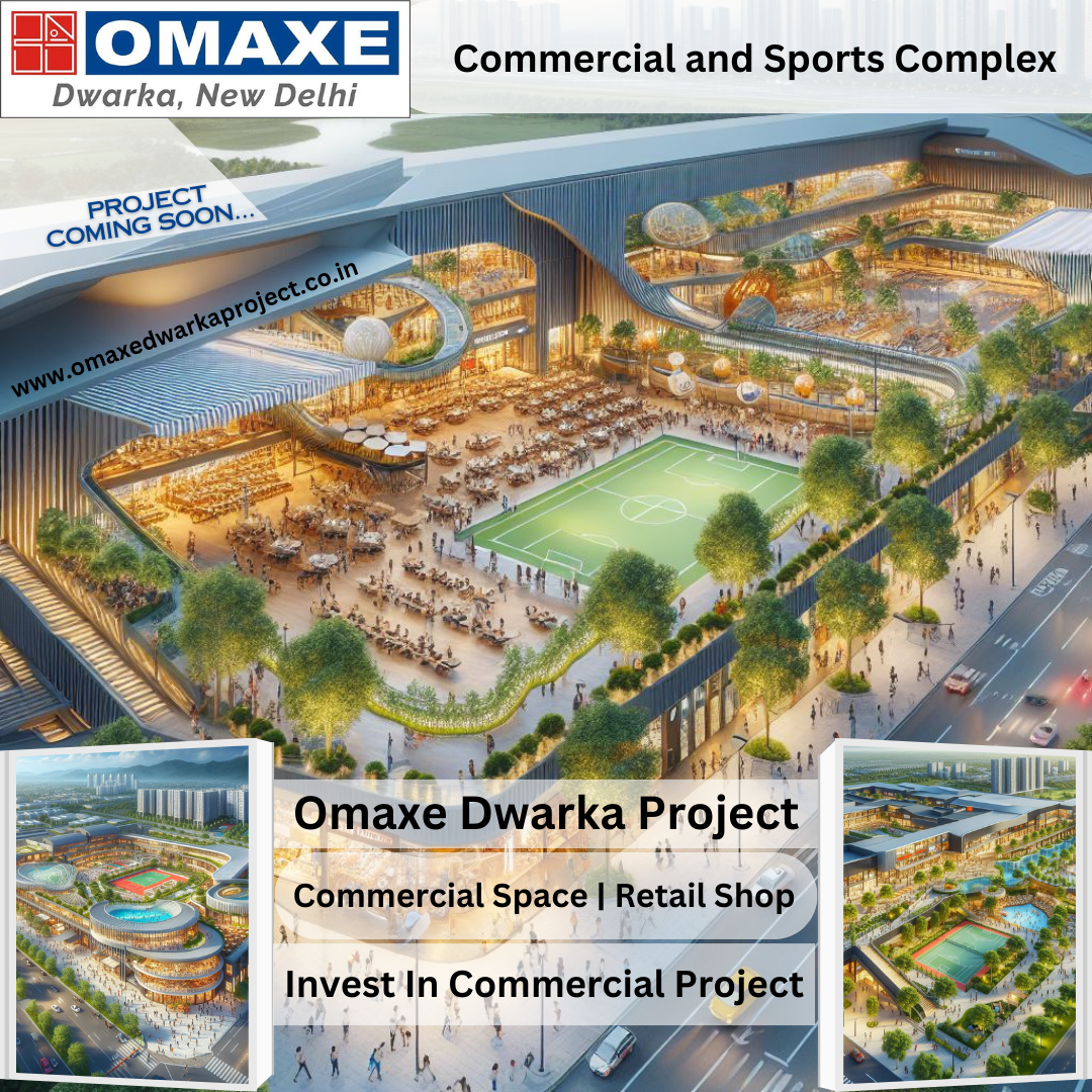 Omaxe Dwarka Project | Commercial Spaces | Sports Complex: at Sector 19B, DelhiReal EstateOffice-Commercial For Rent LeaseWest DelhiDwarka