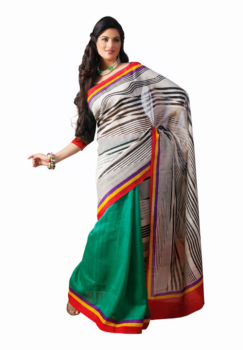 fency pattern in saree