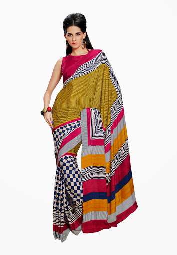 latest saree pattern