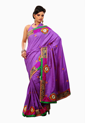 Mooga silk saree