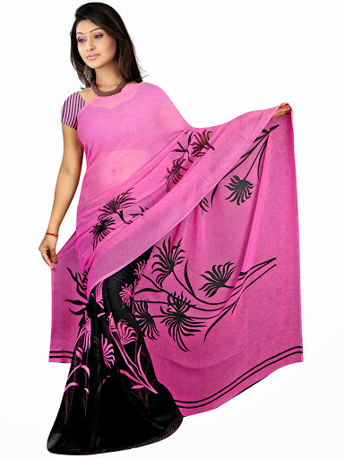 Indian pattern in saree