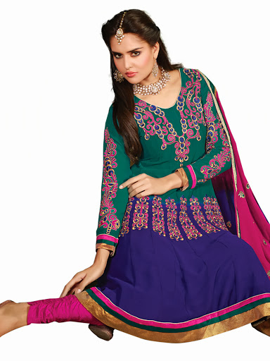 stunning pattern in dress material