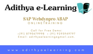 SAP Webdynpro ABAP Online TrainingEducation and LearningPrivate TuitionsGurgaonOm Nagar