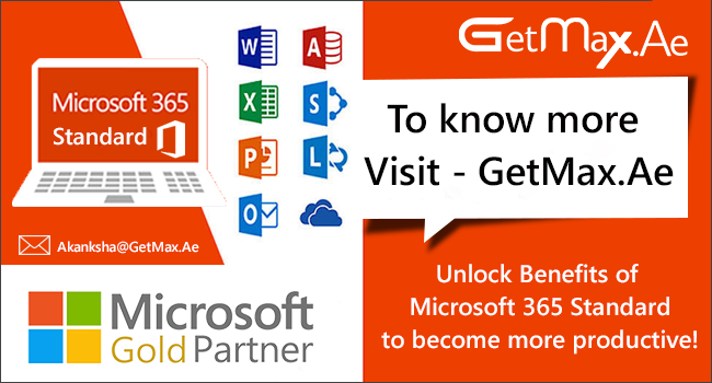 Unlock Benefits of Microsoft 365 Standard Services with GetMax.aeComputers and MobilesComputer ServiceCentral DelhiConnaught Place