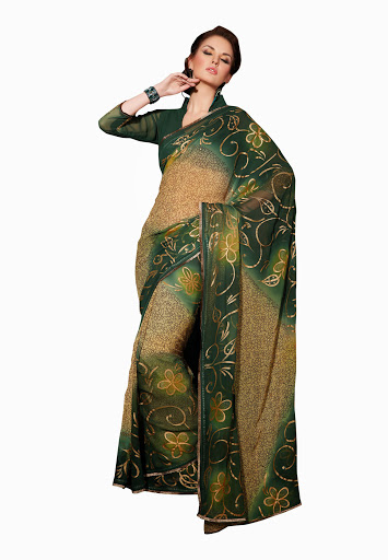 stylish saree pattern in online