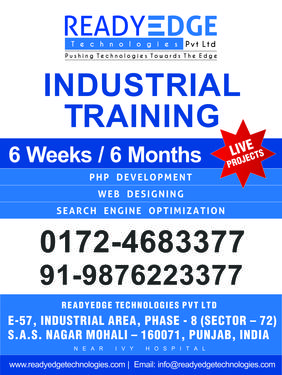 PHP Industrial Training in ChandigarhServicesEverything ElseAll Indiaother
