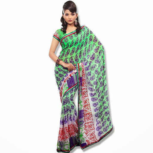 good pattern in saree
