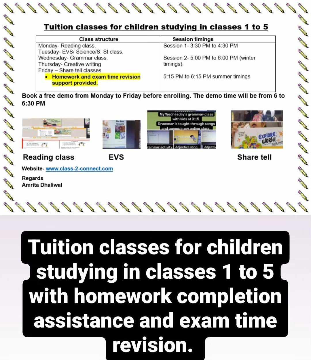 Online classes for childrenEducation and LearningPrivate TuitionsAll Indiaother