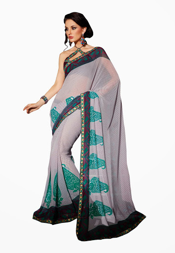 fency pattern in saree