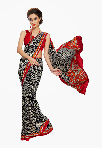 latest saree pattern