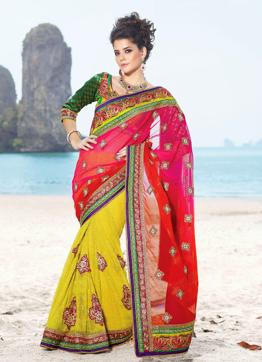 bridal indian saree