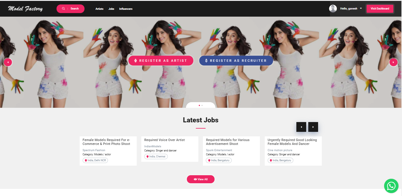 e-commerce shoot