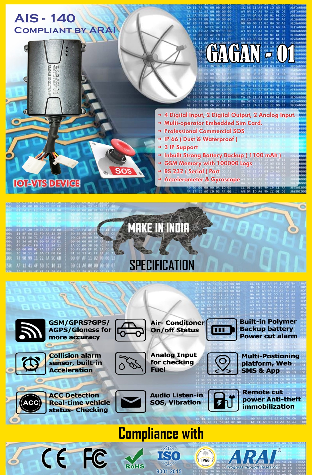 AIS 140 GPS Tracker
