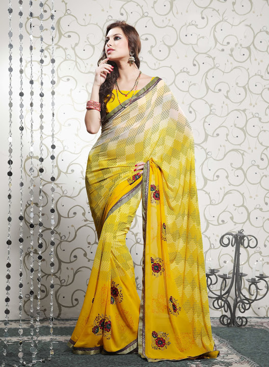 classy wear saree