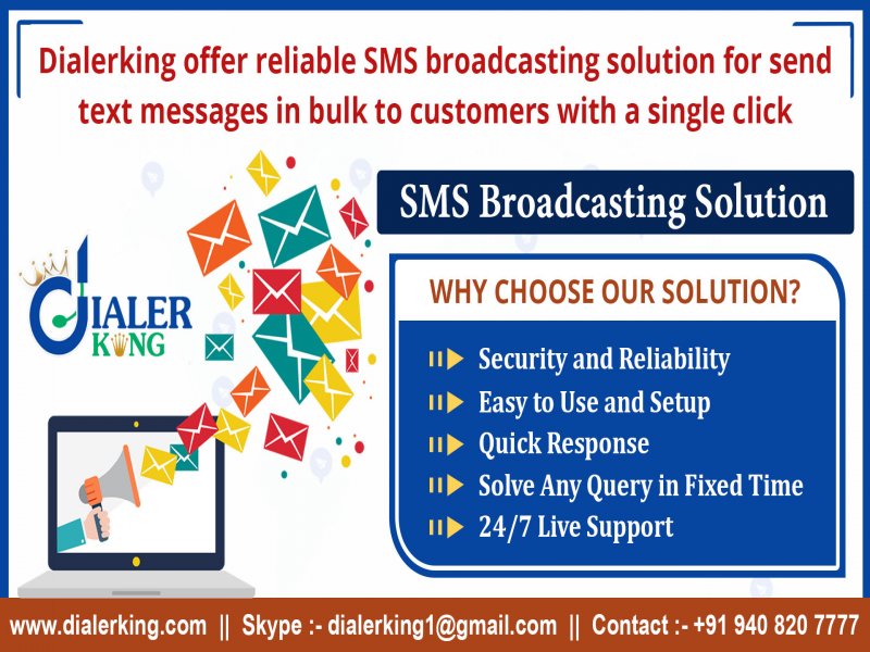 SMS broadcasting solutionOtherAnnouncementsEast DelhiShanker Vihar