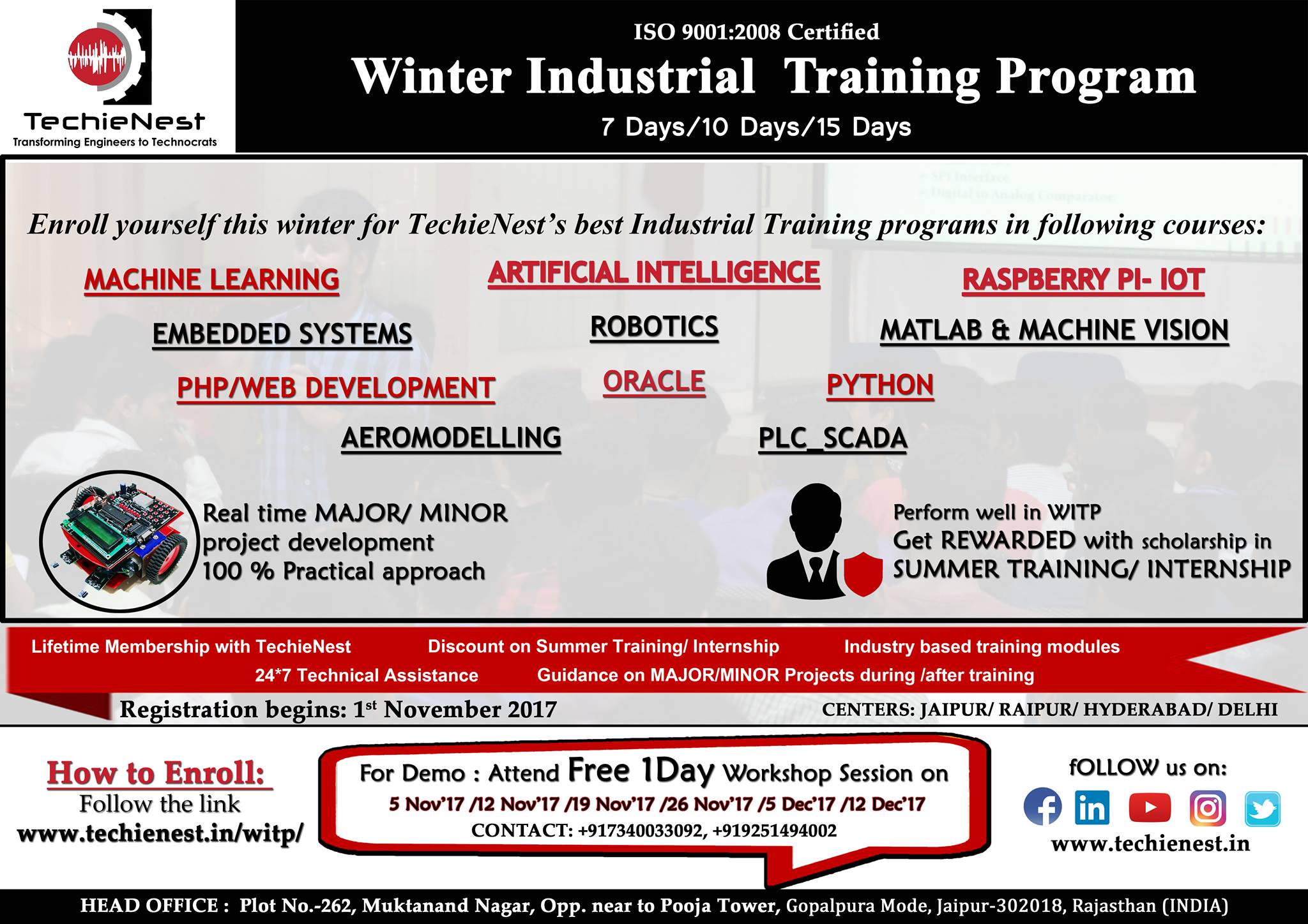 Embedded Systems & Robotics Training techienestEducation and LearningProfessional CoursesCentral DelhiKarol Bagh