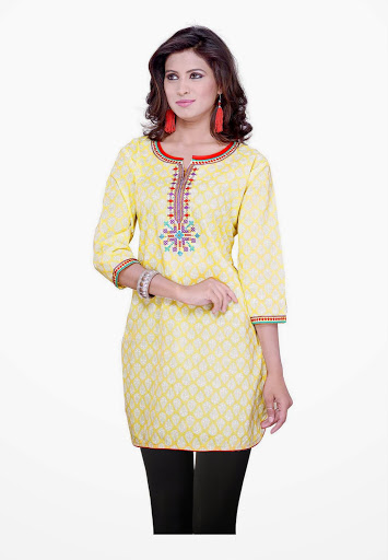 classy kurti pattern
