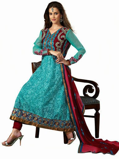 colorful pattern in dress