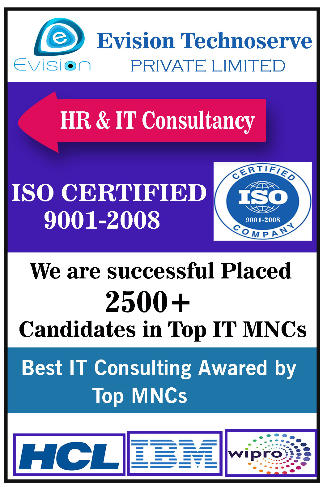 Wipro, HCL, IBM Based ON JOB Industrial Training Hiring ECE Fresher