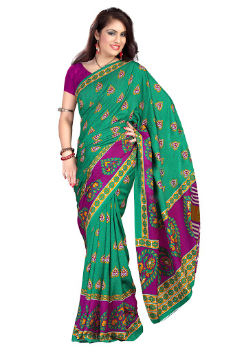 Indian pattern in saree