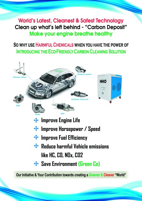 Engine Carbon cleaning machine manufacturing and services