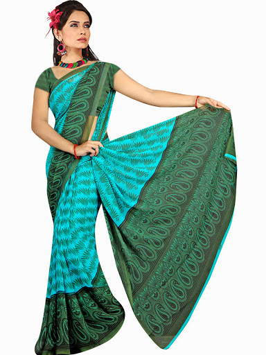 simple wedding saree