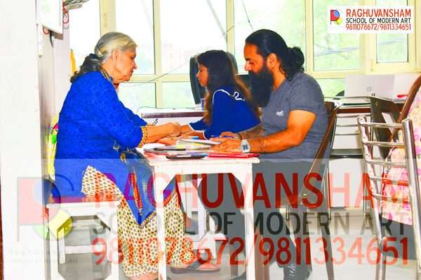 Art Classes for Seniors & Housewives at Raghuvansham School of Modern ArtEducation and LearningHobby ClassesWest DelhiPunjabi Bagh