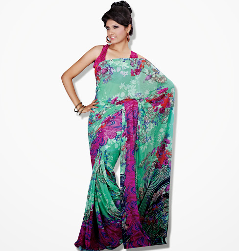 good pattern in saree