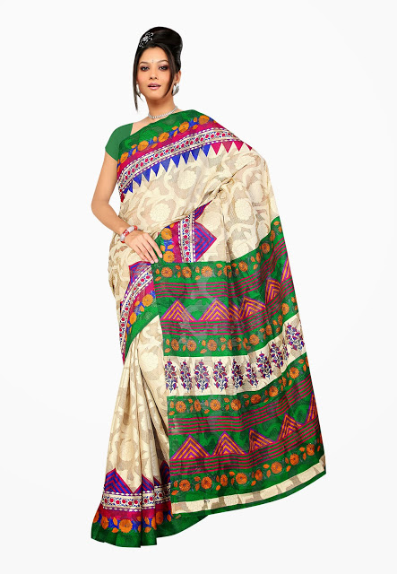 jute silk saree