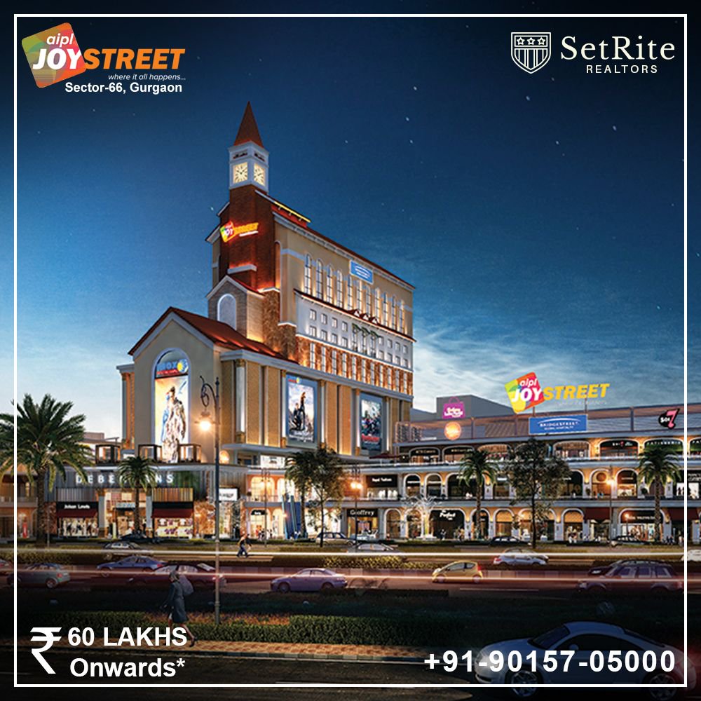 AIPL Joy Street Sector 66 GurgaonReal EstateOffice-Commercial For SaleGurgaonIFFCO Chowk