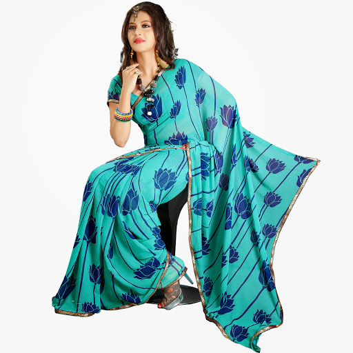 new pattern in saree