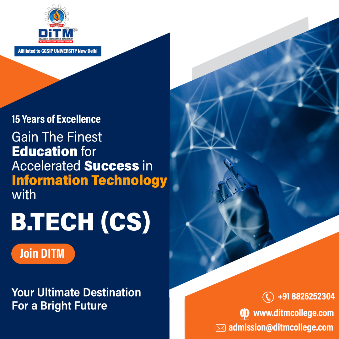B tech computer science engineering college in Delhi NCR