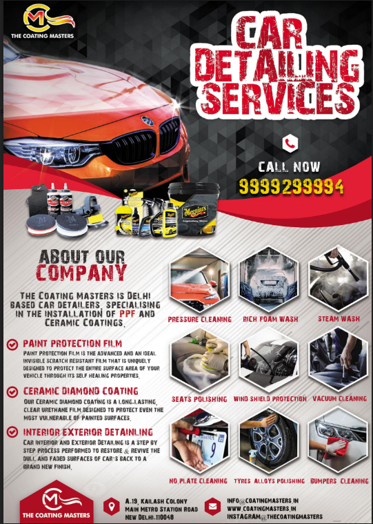 Car interior cleaning in Delhi