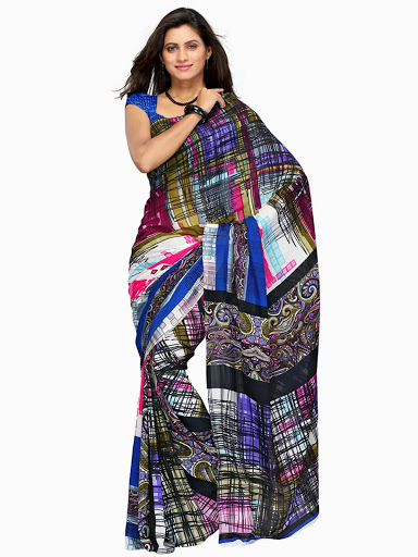 new pattern in saree