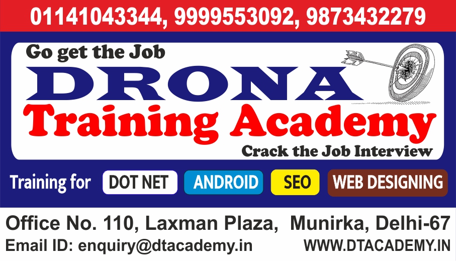 Dot Net Job Training Institute In Delhi