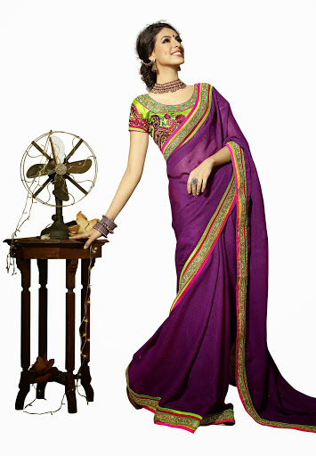 good pattern in saree