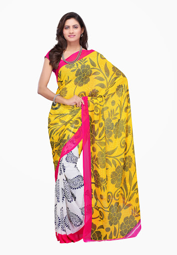 latest pattern in saree