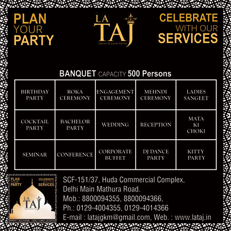Best Caterers & Event Planner Services in Mathura Road