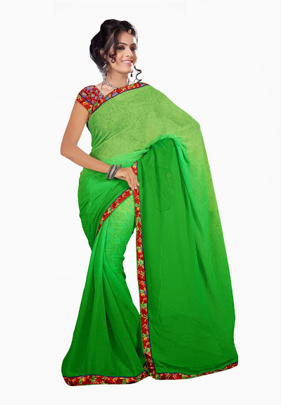 chiffon bridesmaid desiner saree