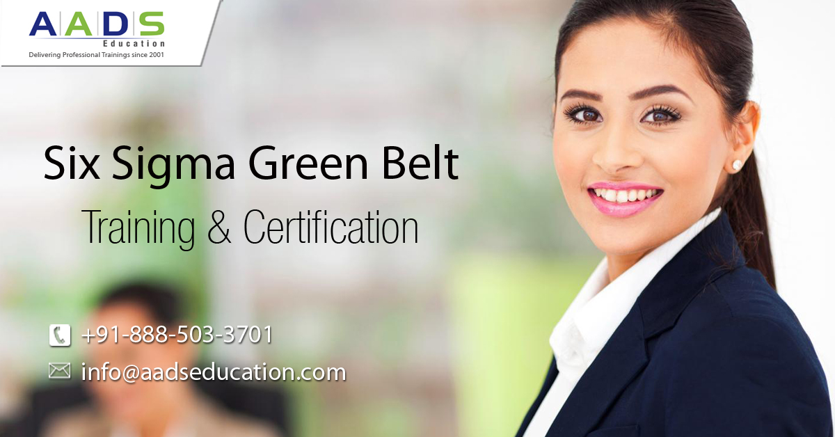 Six Sigma Green Belt Certification Course from AADS EducationEducation and LearningProfessional CoursesAll Indiaother