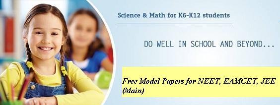 Free Model Papers For NEET, EAMCET & JEE(Main) | WonderwhizkidsEducation and LearningText books & Study Material Free Model Papers For NEET, EAMCET & JEE(Main) | WonderwhizkidsEducation and LearningText books & Study Material