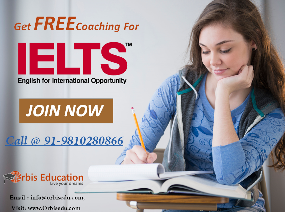 Get Free Coaching for IELTS @ Orbis EducationEducation and LearningCoaching ClassesSouth DelhiEast of Kailash