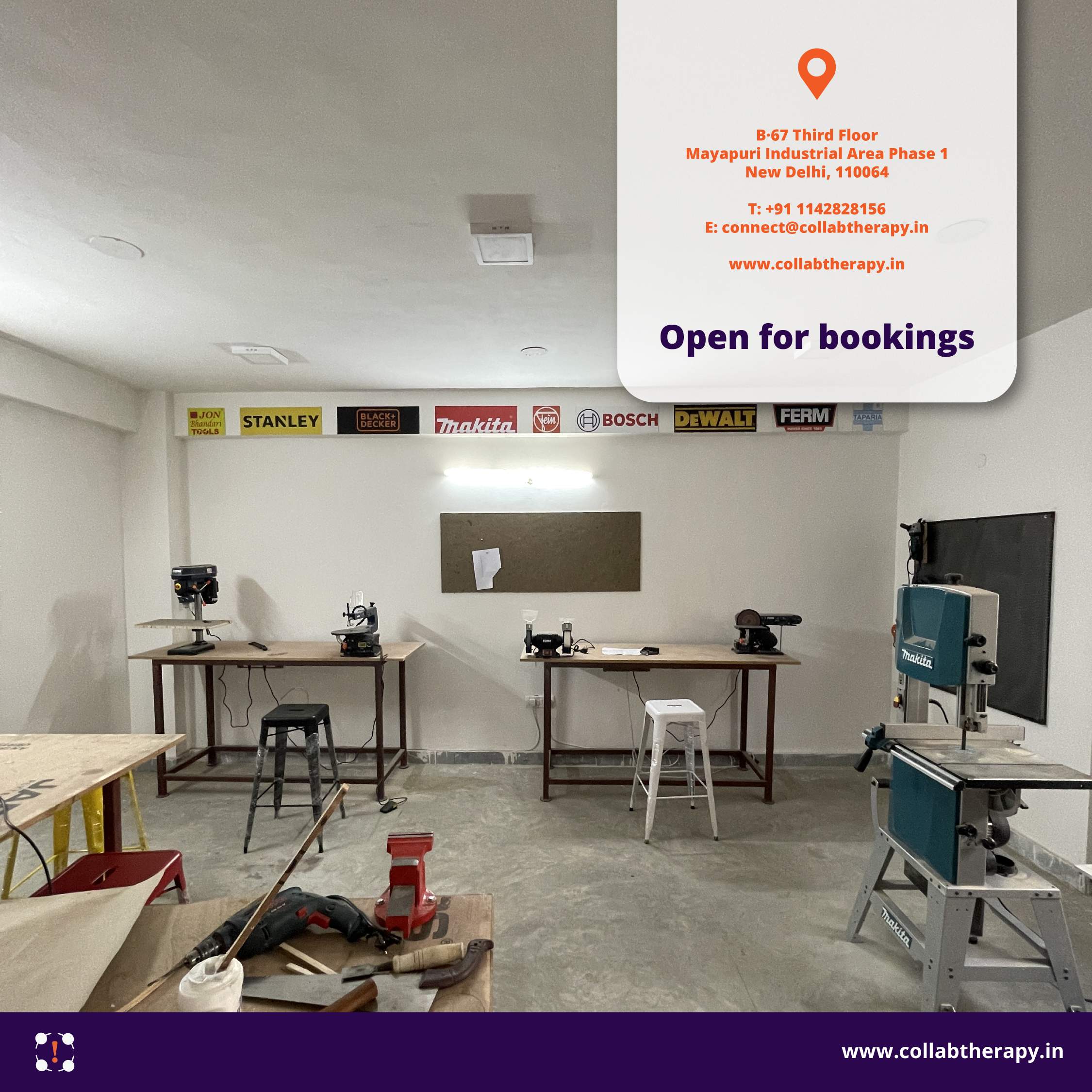 Ideation  Room & Co-working space in Delhi - CollabtherapyServicesAdvertising - DesignWest DelhiOther