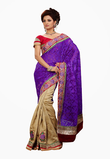 stylist pattern in saree