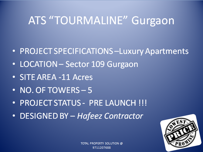 ats sector 109 @ 9711207688