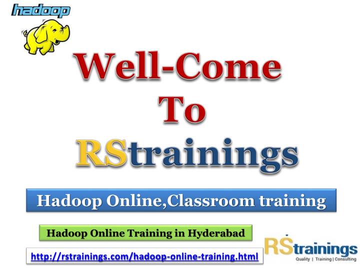 Hadoop Training in HyderabadServicesAll India