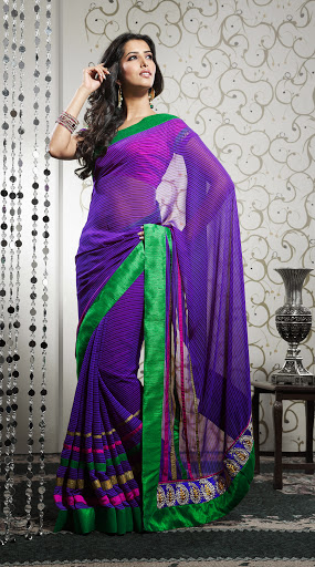 new pattern in saree