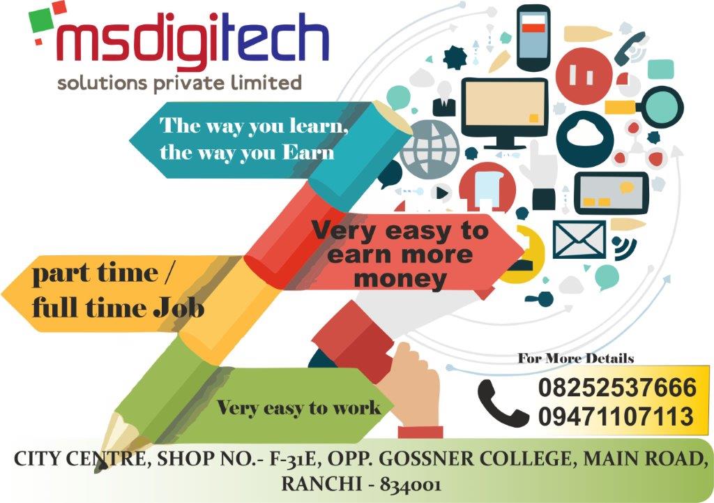 Part & full time home based online work.